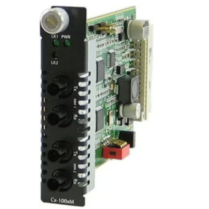 Perle Systems 05062010 CM-100MM-M2ST2 Fiber to Fiber Converter