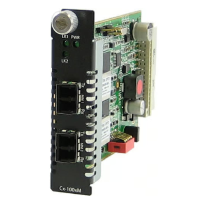 Perle Systems 05062200 CM-1000MM-M2LC05 Fiber to Fiber Converter