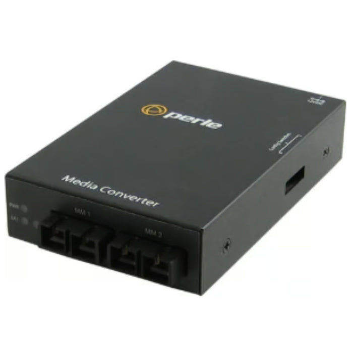 Perle Systems 05060191 S-1000MM-M2SC05 Fiber to Fiber Converter