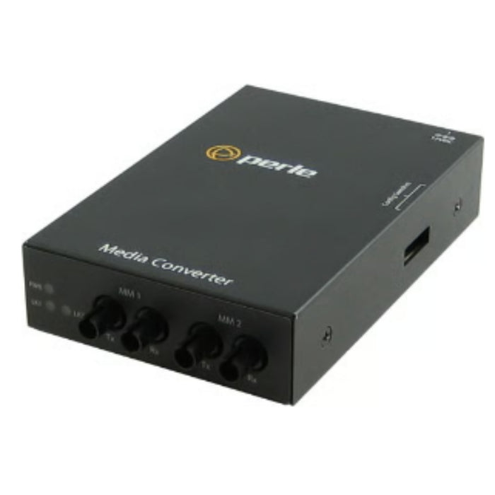 Perle Systems 05060491 S-1000MM-M2ST2 Fiber to Fiber Converter