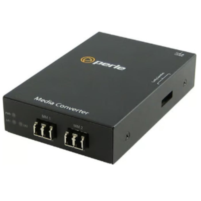 Perle Systems 05060481 S-1000MM-M2LC2 Fiber to Fiber Converter