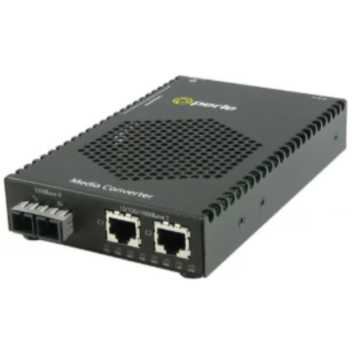 Perle Systems 05082241 S-1110DP-M2SC2 Media Converter