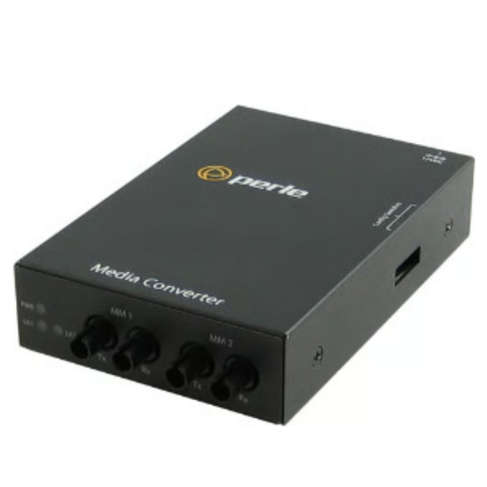 Perle Systems 05060011 S-100MM-M2ST2 Fiber to Fiber Converter