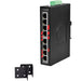 LNX-800A 8-Port 10/100TX Slim Industrial Ethernet Switch