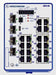 HIRSCHMANN BRS40-0024OOOO-TFDV99HHSEAXX.X.XX Compact Managed Industrial Switch, fanless design, FE switch with 24 Ports in total: 20x 10/100/1000BASE TX / RJ45, 4x 100/1000Mbit/s fiber ; 1. Uplink: 2 x SFP Slot (100/1000 Mbit/s) ; 2. Uplink: 2 x SFP Slot (100/1000 Mbit/s).