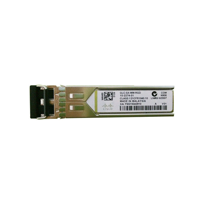 Cisco GLC-SX-MM-RGD New original SFP transceiver is built to withstand challenging networking conditions. Its robust construction ensures durability and longevity, making it an ideal choice for industrial and outdoor applications where reliability is paramount.