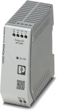 Perle Systems  29029928  UNO-PS/1AC/24DC/60W Power Supply - UNO power supply for DIN rail mounting, input: 1-phase, output: 24 V DC/60 W