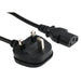 UK-C13-2M-LSZH-BLK This cable and wire emits very low amounts of smoke and emits no toxic halogens when exposed to heat.
