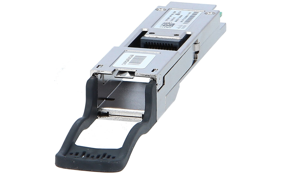 407-BBZL-C Dell compatible QSFP28 TO SFP28 CVR ADAPTOR  Adapter CVR Module 100G QSFP28 to 25G SFP28 Our adapter converter module provides conversion from QSFP28 to SFP28 form factor thereby allowing the use of SFP28 module to physically fit into a QSFP28 port with no configuration. physical / electrical fit.