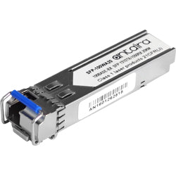 SFP-100WA20 Antaira Technologies 155Mbps SFP Transceiver WDM-A, Single Mode 20KM / LC / TX:1310nm RX:1550nm, 0°C~70°C